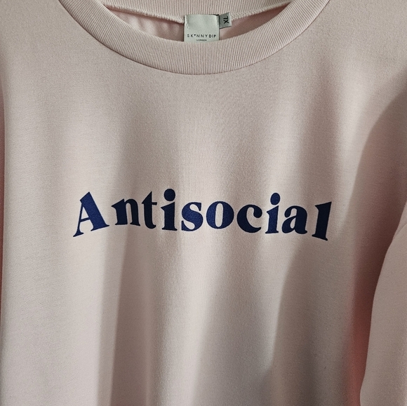 NWOT Skinnydip London Antisocial Sweatshirt - Picture 2 of 7